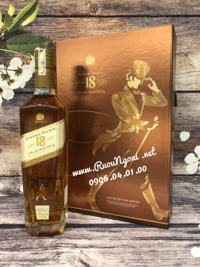 Rượu Johnnie Walker 18YO - Hộp Quà 2019